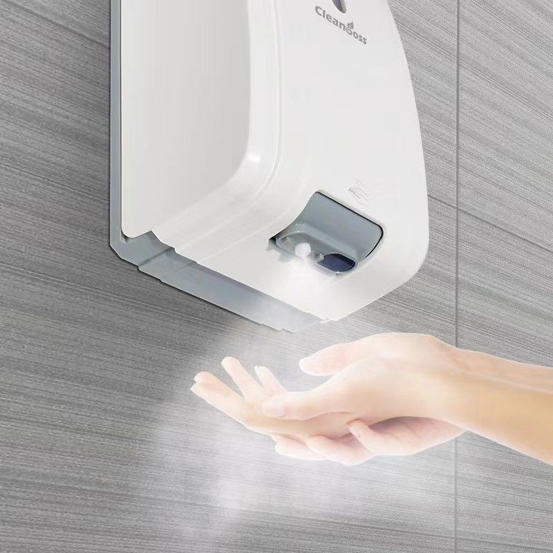 Hotel Clean Room Hospital Pharmaceutical Factory 2000ml Wall Mounted Infrared Automatic Alcohol Spray Hand Sterilizer