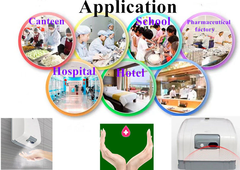 Hotel Clean Room Hospital Pharmaceutical Factory 2000ml Wall Mounted Infrared Automatic Alcohol Spray Hand Sterilizer
