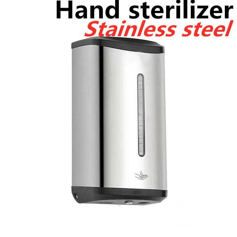 Stainless Steel Big Capacity Wall Mounted Touchless Soap Dispenser Hand Automatic Infrared Sensor Liquid Hand Sterilizer